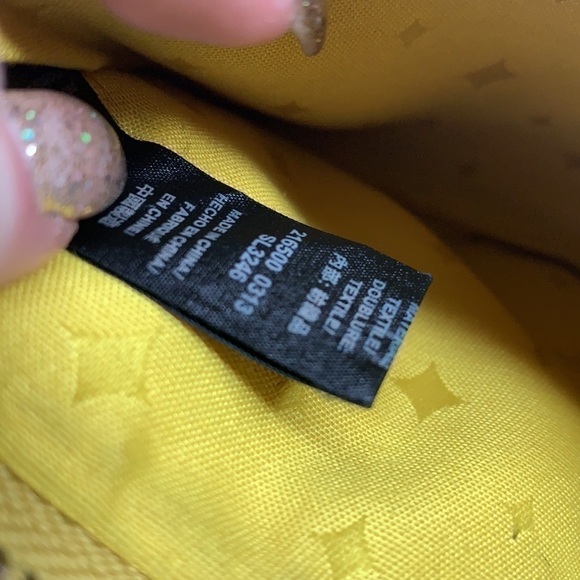 Fossil Emory Wallet /Clutch, sunny Yellow leather - Picture 6 of 8